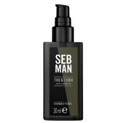 Sebastian Man The Groom Oil - Масло для ухода за волосами и бородой 30 мл