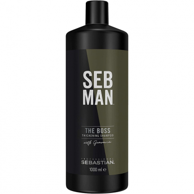 Sebastian Man The Boss Thickening Shampoo - Освежающий шампунь для увеличения объема 1000 мл