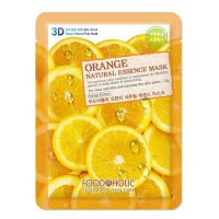 Foodaholic 3D Orange Gram Natural Essence - Тканевая маска с экстрактом апельсина 23г