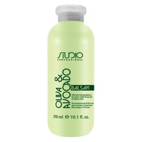 Kapous Studio Professional Olive And Avocado Balm - Бальзам увлажняющий для волос с маслами авокадо и оливы 350 мл