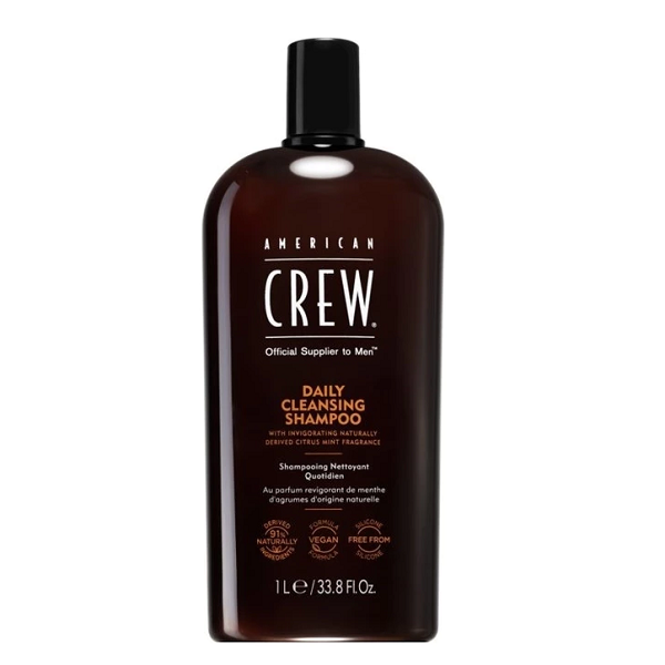  American Crew Daily Cleansing Shampoo - Ежедневный очищающий шампунь 1000 мл
