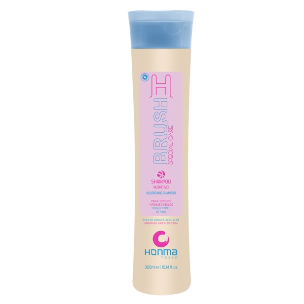Honma Tokyo H-Brush Special Care Shampoo - Шампунь для продления гладкости и эффекта глянцевых волос 300 мл