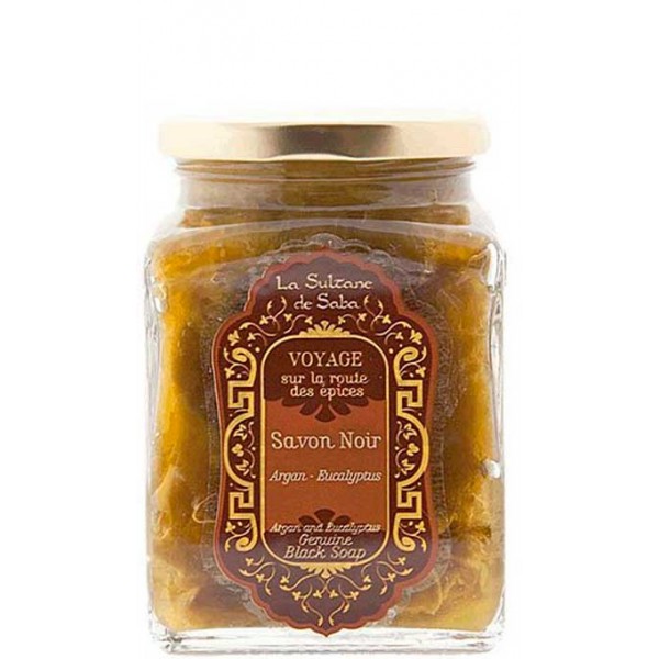 La Sultane De Saba Black Soap Argan - Черное мыло из аргана 300 мл