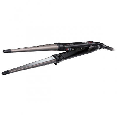 BaByliss Pro ConiSmooth BAB2225TTE - Плойка для волос с терморегулятором, титан + турмалин
