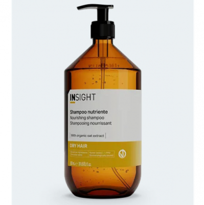 Insight Dry Hair Shampoo - Увлажняющий шампунь для сухих волос 900 мл (стекло)