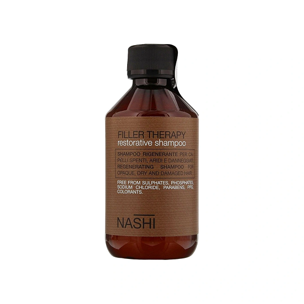 Nashi Argan Filler Therapy Restorative Shampoo - Восстанавливающий шампунь для сухих и поврежденных волос 250 мл