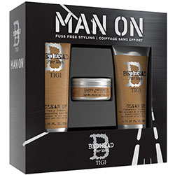 TIGI Bed Head For Men Dandy - Набор мужской для волос (шампунь 250 мл, кондиционер 200 мл, воск 85 г)