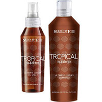 Selective Professional Tropical Sublime Set - Hабор (шампунь-гель для кожи и волос после пребывания на солнце 250 мл + защитное масло-спрей 100 мл)