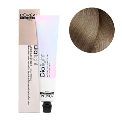 L'Oreal Professionnel Dialight - Краска для волос без аммиака 9.12 молочный коктейль холодный перламутровый 50 мл