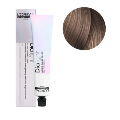 L'Oreal Professionnel Dialight - Краска для волос без аммиака 8.21 светлый блондин перламутровый пепельный 50 мл