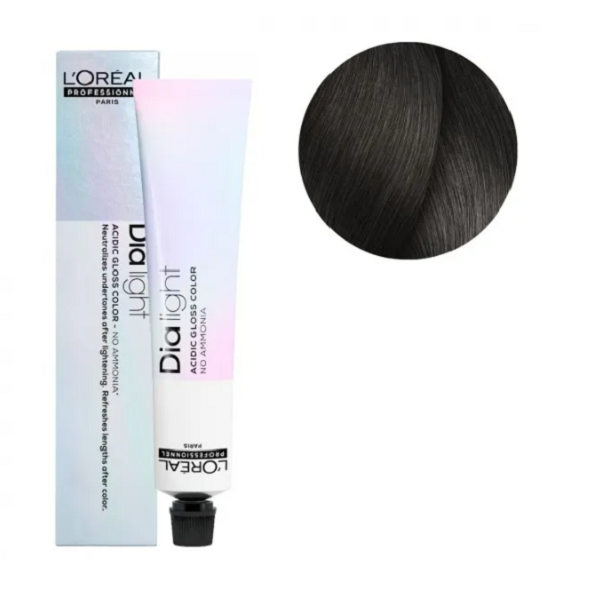 L'Oreal Professionnel Dialight - Краска для волос без аммиака 6.11 темный блондин глубокий пепельный 50 мл