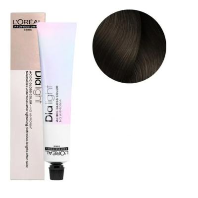 L'Oreal Professionnel Dialight - Краска для волос без аммиака 6.13 темный блондин пепельно-золотистый 50 мл