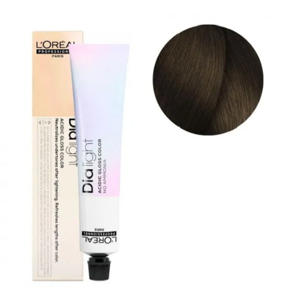 L'Oreal Professionnel Dialight - Краска для волос без аммиака 6.3 темный блондин 50 мл