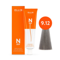 Ollin Professional N-Joy - Перманентная крем-краска для волос 9/12 блондин пепельно-фиолетовый 100 мл