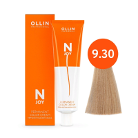 Ollin Professional N-Joy - Перманентная крем-краска для волос 9/30 блондин золотистый 100 мл