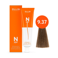 Ollin Professional N-Joy - Перманентная крем-краска для волос 9/37 блондин золотисто-коричневый 100 мл