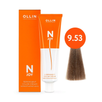 Ollin Professional N-Joy - Перманентная крем-краска для волос 9/53 блондин махагоново-золотистый 100 мл