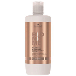 Schwarzkopf BlondMe  Keratin Restore Blonde Shampoo - Кератиновый шампунь 1000 мл