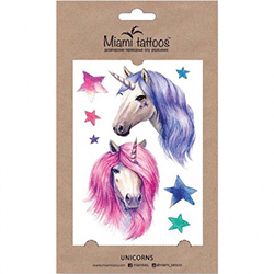 Miami Tattoos Unicorns - Набор временные татуировки (единорог)