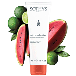 Sothys Lime And Watermelon Illuminating Body Lotion - Лосьон для тела с эффектом мерцания 125 мл