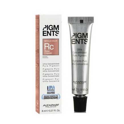Alfaparf Pigments Rose Copper - Ультраконцентрированный пигмент (медно-розовый) 8 мл