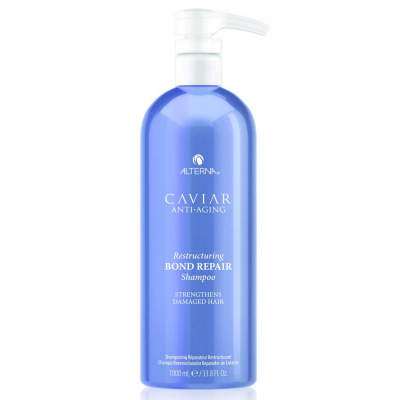 Alterna Caviar Anti-Aging Restructuring Bond Repair Shampoo - Шампунь-регенерация для мгновенного восстановления с комплексом строительных протеинов 1000 мл