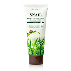 Deoproce Body Moisture Hand and Foot Snail Recovery - Крем для ног и рук с муцином улитки 100 мл