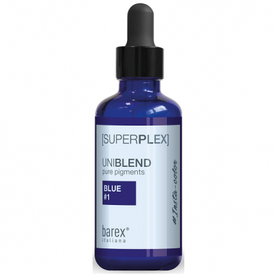 Barex Superplex Uniblend Pure Piaments Blue - Концентрированный пигмент для прямого окрашивания #1 (синий) 50 мл