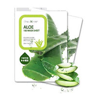Seantree Aloe 100 Mask Sheet - Маска для лица тканевая с алоэ 20 мл