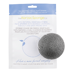 The Konjac Sponge Facial Puff Bamboo Charcoal - Спонж для умывания лица