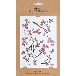Miami Tattoos Sakura - Набор временные татуировки (сакура)