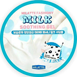 Milatte Fashiony Milk Soothing Gel - Гель универсальный увлажняющий (молоко) 300 мл