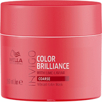 Wella Invigo Color Brilliance - Маска-уход для защиты цвета окрашенных жестких волос 150 мл