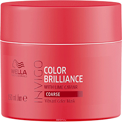 Wella Invigo Color Brilliance - Маска-уход для защиты цвета окрашенных жестких волос 150 мл