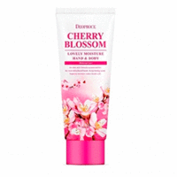 Deoproce Body Moisture Hand and Body Cherry Blossom Lovery - Крем для рук и тела питательный 100 мл