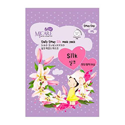 Mijin Cosmetics Care Daily Dewy Silk Mask Pack - Маска тканевая с аминокислотами шелка 25 г