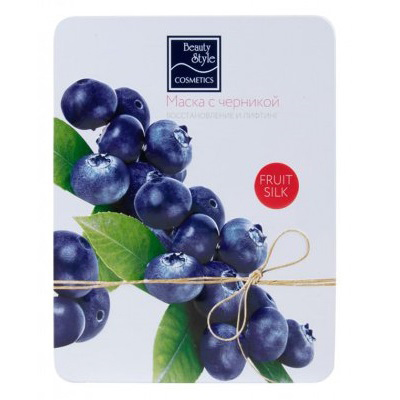 Beauty Style Fruit Silk - Маска с черникой "восстановление и лифтинг" 30 г