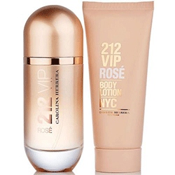 Herrera 212 Vip Rose Women Eau de Parfum,Body Lotion - Каролина Эррера 212 вип роза парфюмерная вода 50 мл,лосьон для тела 100 мл
