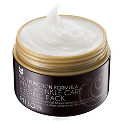 Mizon Snail Wrinkle Care Sleeping Pack - Маска улиточная ночная 80 мл