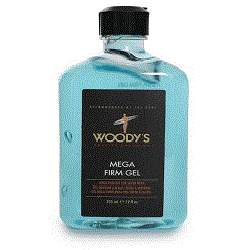 Woody's Mega Firm Gel - Гель для волос сверх сильной фиксации 355 мл