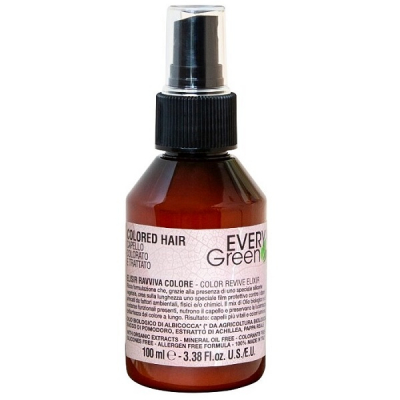 Dikson Every Green Colored-Hair Capello Colorato E Tratto Color Revive Elixir - Эликсир для волос для окрашенных волос для оживления цвета 100 мл
