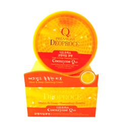 Deoproce Premium Clean and Deep Coenzume Q10 Cleansing Cream - Крем для лица очищающий с коэнзимом Q10 300 г