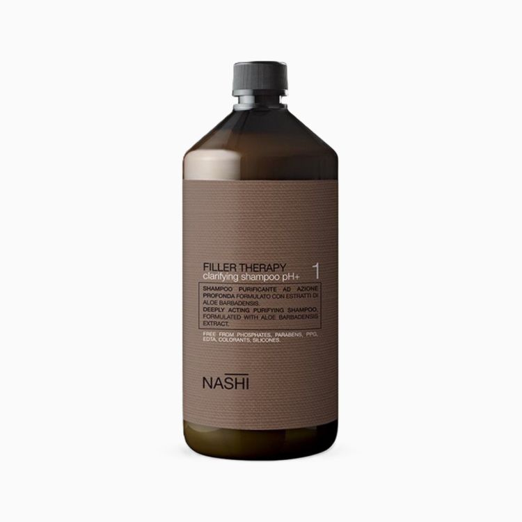 Nashi Argan Filler Therapy Clarifying Shampoo pH+ - Очищающий шампунь глубокого действия 1000 мл