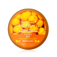 Deoproce Premium Clean & Deep Potato Cleansing Cream - Крем для лица очищающий с экстрактом картофеля 300 г