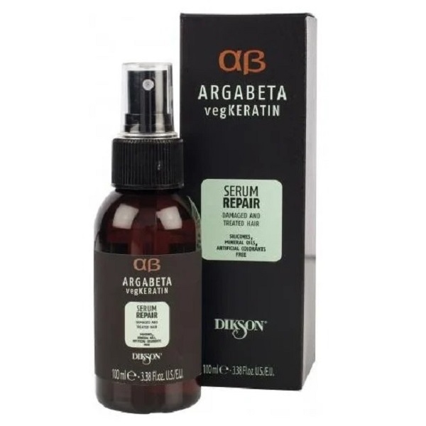 Dikson Argabeta AB19 VegKeratin Serum - Сыворотка для волос для ослабленных и химически обработанных волос 100 мл