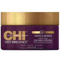 CHI Deep Brilliance Olive and Monoi Smooth Edge - Крем  для придания волосам блеска и гладкой эластичной фиксации 54 г 