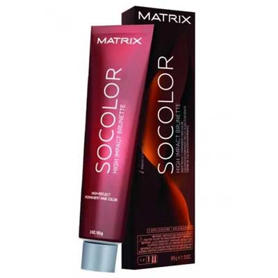 Matrix Socolor.beauty Hight Impact Brunette - Стойкая крем-краска VA перламутровый пепельный 90 мл