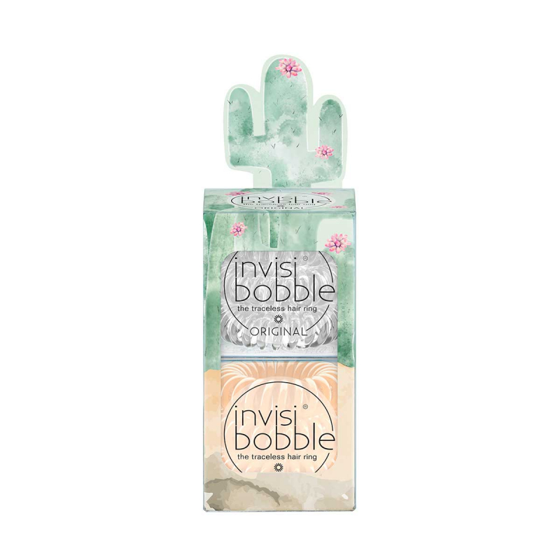 Invisibobble Original Desert Bloom Looking Sharp - Набор резинок для волос (прозрачный/бежевый)