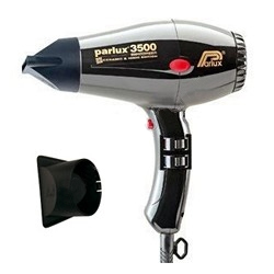 Parlux 3500 SuperCompact Ceramic+Ionic - Фен, черный, 2000 Вт