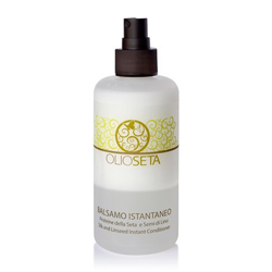Barex Olioseta Silk and Linseed Instant Conditioner - Спрей-бальзам с протеинами шелка и семенем льна 200 мл